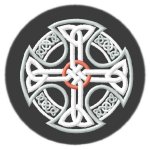 CC0175a Black Celtic Cross