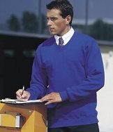 272M Jerzees V Neck Sweatshirt - Celtic Stitches