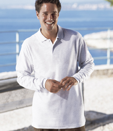 SS24 Long Sleeve Premium Pique Polo Shirt